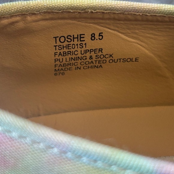 Steve Madden Toshe Tie Dye Slip On Platform Sneakers Shoes - Women's Size 8.5 - Picture 7 of 8